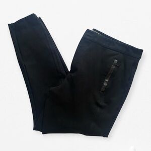 Anthropologie women’s the essential slim Sleek Black Dress skinny Pants leggings